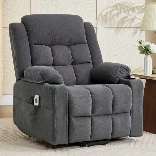 Ketaiyou Infinite Position Power Lift Recliner with USB-C & Cup Holders