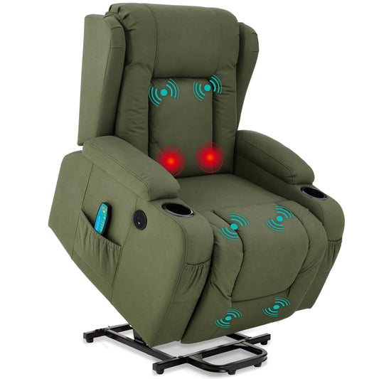 Best Choice Products Electric Lift Massage Recliner with Heat & Storage