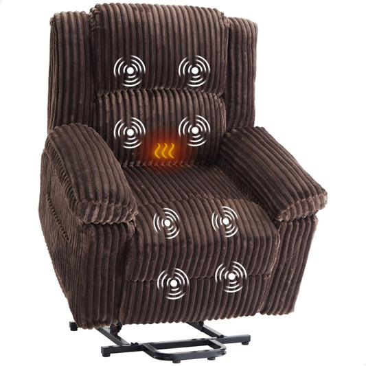 GarveeHome Ergonomic PU Leather Power Recliner for Home Theater Use
